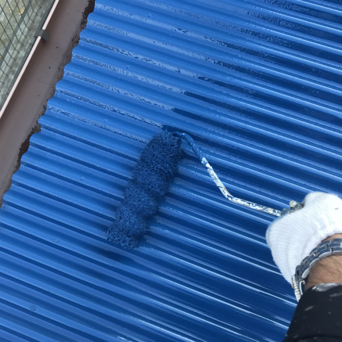 トタン屋根の塗装工事（パワーMレタン）｜神奈川県平塚市のS様邸