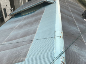 トタン屋根の塗装工事（パワーMレタン）｜神奈川県平塚市のS様邸