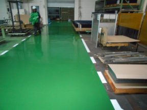 床の剥がれに伴う塗装工事｜藤沢市の某製造工場にて塗り替え塗装
