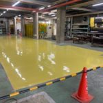 作業場の床塗装｜神奈川県平塚市の工場にて塗床工事