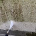 外壁・付帯部の高圧洗浄作業｜神奈川県藤沢市の商用ビルにて雨漏り修理