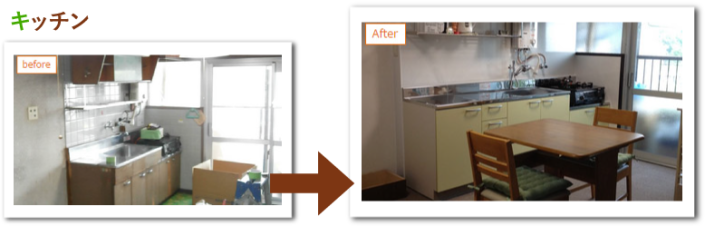 内装空間リフォーム後の様子